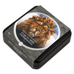 1 Ons Czech Lion 2023 Hologram Kaplama Gümüş Sikke Coin (999.0) - 4