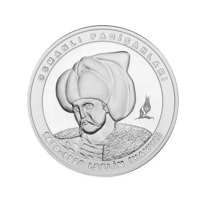 1.Selim 2022 1 Ons 31.10 Gram Gümüş Sikke Coin (925) - 1