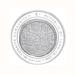 1.Selim 2022 1 Ons 31.10 Gram Gümüş Sikke Coin (925) - 2