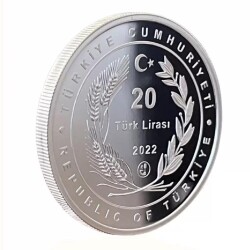 Adnan Menderes 2022 1 Ons 31.10 Gram Gümüş Sikke Coin (925) - 2