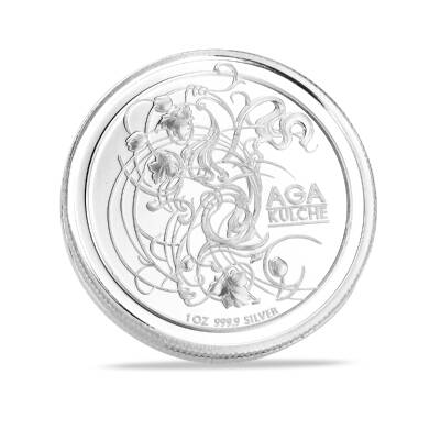 AgaKulche 1 Oz 31.10 Gram Silver Coin 999.9 - 1