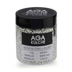 AgaKulche 1000 Grams Silver Granule (999.0) - 1