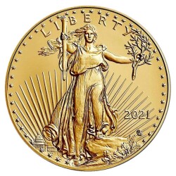 1/4 oz American Eagle Gold Coin (2021) new design - 2