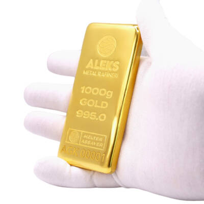  Aleks Metal Rafineri 1 Kilogram 24 ayar (995) Külçe Altın - 1