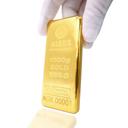  Aleks Metal Rafineri 1 Kilogram 24 ayar (995) Külçe Altın - 2