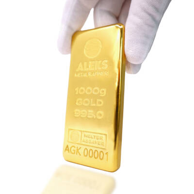  Aleks Metal Refinery 1 Kilogram 24k (995) Gold Bar - 2