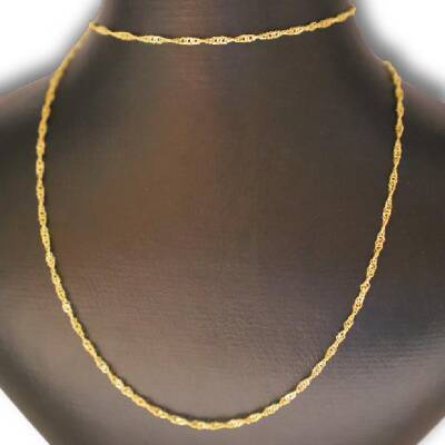 AgaKulche Gold Chain Singapore (Hollow) - 1