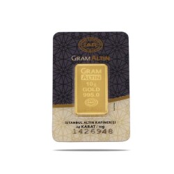  İAR 10 Gram Altın (995) 24 Ayar Külçe Altın - 1