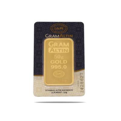  IAR 50 Grams (995) 24K Gold Bar - 1