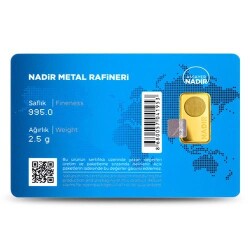  Nadir 2.5 Grams (995) 24K Gold Bar - 2