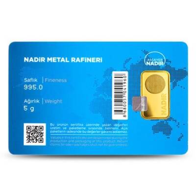  Nadir 5 Grams (995) 24K Gold Bar - 2