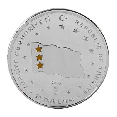 Ak Hun 1 Ons 31.10 Gram Gümüş Sikke Coin (925) - 2