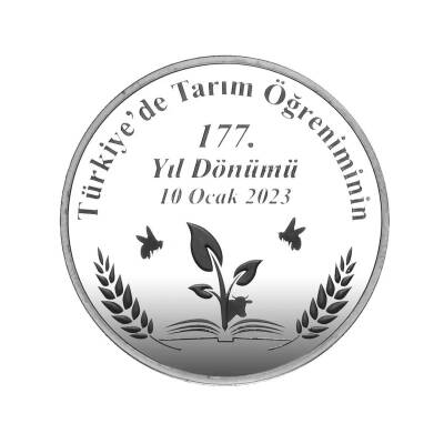 Ankara Üniversitesi 2023 1 Ons 31.10 Gram Gümüş Sikke Coin (925) - 2