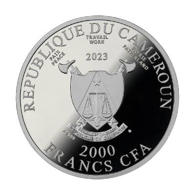  Anubis 2023 2 Ounce 62.20 Gram Silver Coin (999) - 3