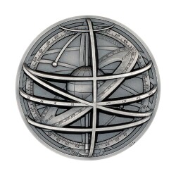  Armillary Sphere Historic Instruments 2024 2 Ons 62.20 Gram Gümüş Sikke Coin (999.9) - 2