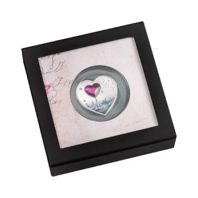 Brilliant Love Roses 2022 20 Gram Gümüş Sikke Coin (999) - 1