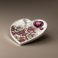 Brilliant Love Roses 2024 20 Gram Gümüş Sikke Coin (999.9) - 4