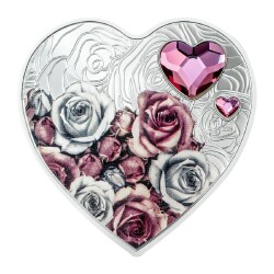  Brilliant Love Roses 2024 20 Gram Silver Coin (999.9) - 1