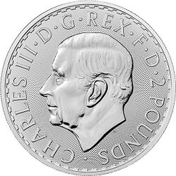 Britannia King Charles III (2023) 1 Ons Gümüş Sikke Coin (999.0) - 2