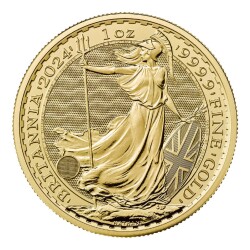 Britannia King Charles III (2024) 1 Ons Altın Sikke Coin (999.9) - 1