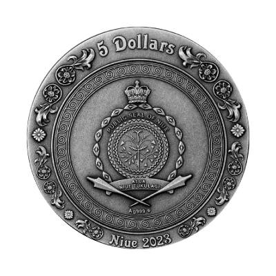 Calypso 2023 2 Ons 62.20 Gram Gümüş Sikke Coin (999) - 3