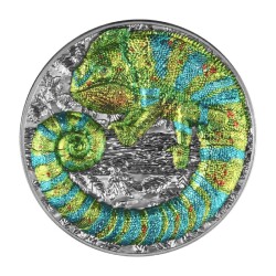 Chameleon 2023 2 Ounce 62.20 Gram Silver Coin (999) - 2