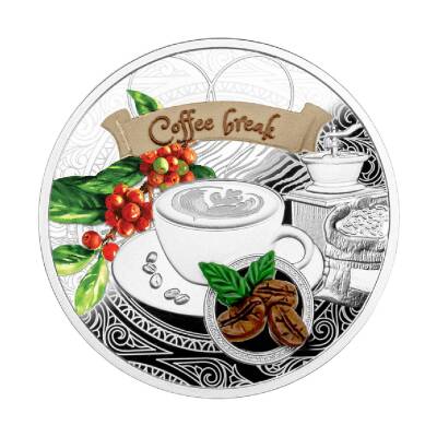Coffee Break 17,5 Gram Gümüş Sikke Coin (999.0) - 2