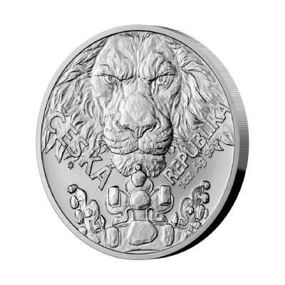 Czech Lion 2023 1 Ounce 31.10 Gram Silver Coin (999) - 2