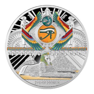 Eye Of Horus 2022 1 Ons 31.10 Gram Gümüş Sikke Coin (999) - 1