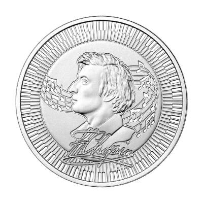 Fryderyk Chopin 2024 1 Ons 31.10 Gram Gümüş Sikke Coin (999.9) - 1