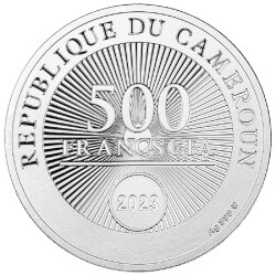 Garden of Love 500 CFA Gümüş Sikke Coin (999.0) - 3