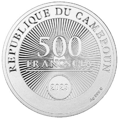Garden of Love 500 CFA Gümüş Sikke Coin (999.0) - 3