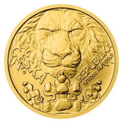 1/10 Ons Czech Lion 2023 Altın Sikke Coin (999.9) - 1