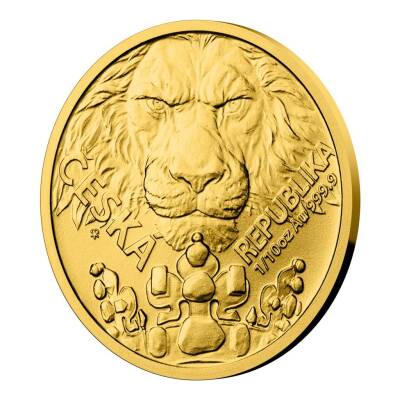 1/10 Ons Czech Lion 2023 Altın Sikke Coin (999.9) - 2
