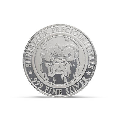 Gorilla 1 Ons Gümüş Sikke Coin (999.0) - 1
