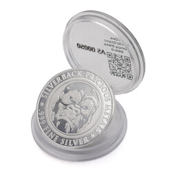 Gorilla 1 Ons Gümüş Sikke Coin (999.0) - 2