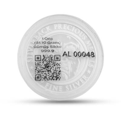 Gorilla 1 Ounce Silver Coin (999.0) - 4