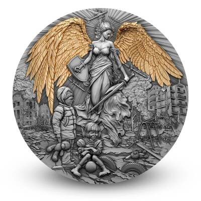 Guardian Angel 2 Ounce 62.20 Gram Silver Coin (999) - 1