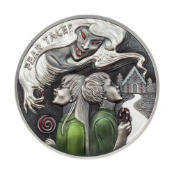 Hansel And Gretel Fear Tales 2021 2 Ons 62.20 Gram Gümüş Sikke Coin (999) - 2