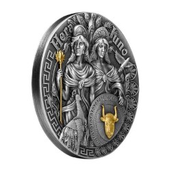 Hera Juna 2 Ons 62.20 Gram Gümüş Sikke Coin (999) - 4