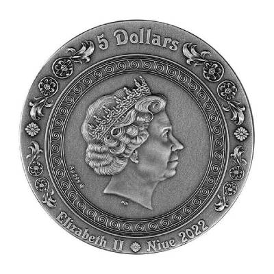  Hera Juna 2 Ounce 62.20 Gram Silver Coin (999) - 2