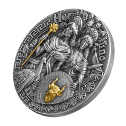  Hera Juna 2 Ounce 62.20 Gram Silver Coin (999) - 3