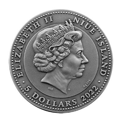 Hermes And Mercury 2022 2 Ons 62.20 Gram Gümüş Sikke Coin (999) - 2