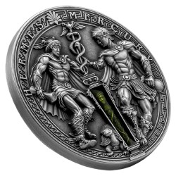 Hermes And Mercury 2022 2 Ons 62.20 Gram Gümüş Sikke Coin (999) - 3