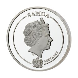 Holly Enamel Flower Collection 2021 1 Ons 31.10 Gram Gümüş Sikke Coin (999) - 3