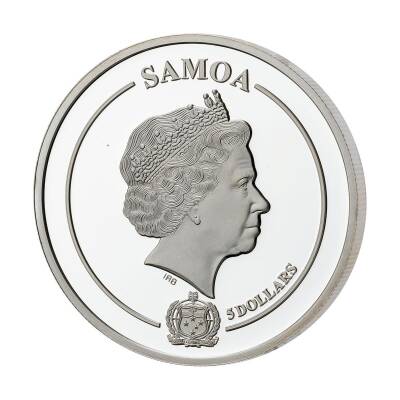 Holly Enamel Flower Collection 2021 1 Ons 31.10 Gram Gümüş Sikke Coin (999) - 3