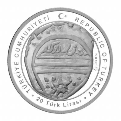 Yıldırım Bayezid 2021 1 Ons 31.10 Gram Gümüş Sikke Coin (925) - 2
