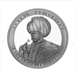 1.Mehmet Çelebi 2021 1 Ons 31.10 Gram Gümüş Sikke Coin (925) - 1