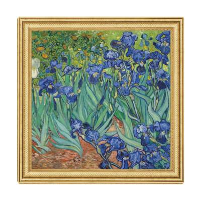Irises Vincent Van Gogh 170. Anniversary 2023 2 Ounce 62.20 Gram Silver Coin (999) - 2
