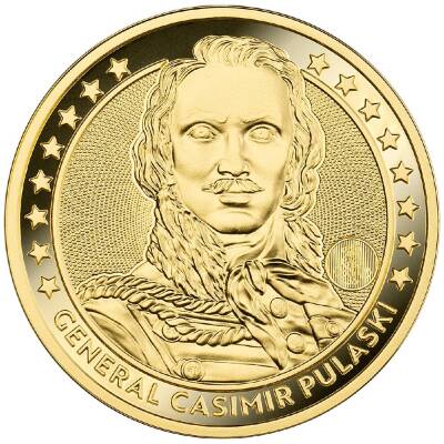 Kazimierz Pułaski – Dukat 1 oz - Mennica Polska 2023 Gold Coin - 1